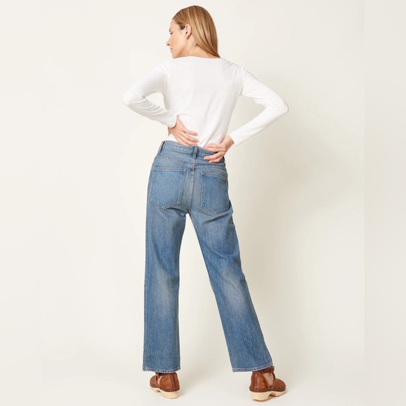 NWT Caron Callahan Joni Jean Washed 70s Denim 24 FW23 high rise button fly - Picture 11 of 15